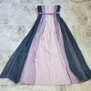 BCBGmaxazria Chiffon Flowy Ethereal Maxi Dress